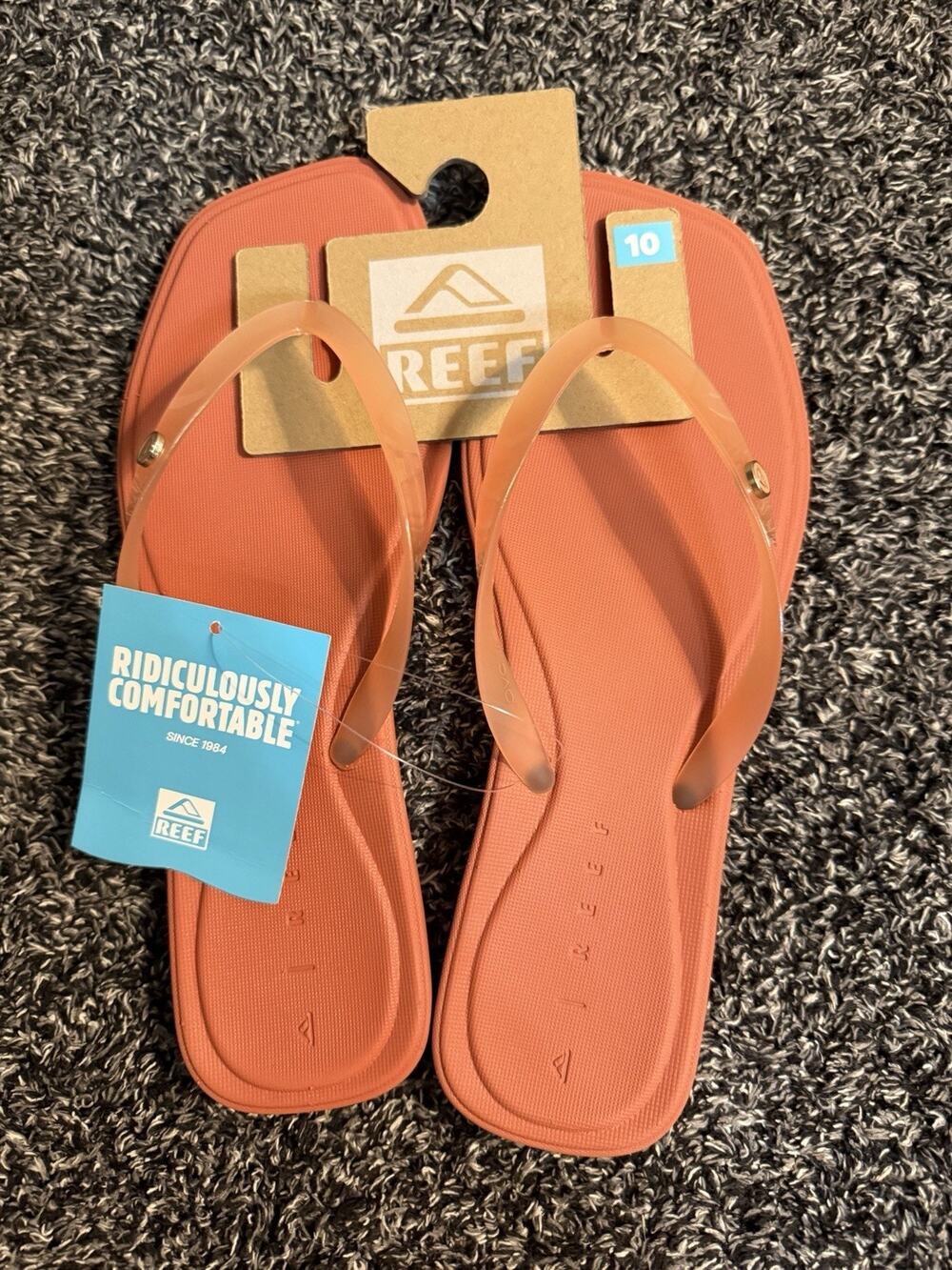 Reef Solaye Light Pink Coral Women’s Water Friendly Flip Flops Sandals 9 New